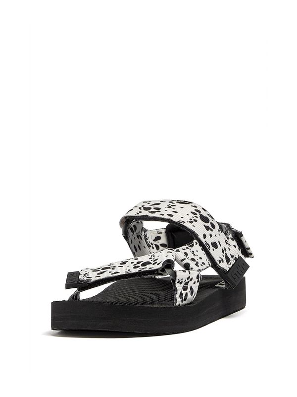 Pull&Bear Pull&Bear Сандали  черно / бяло