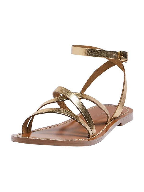 Pull&Bear Pull&Bear Сандали с каишка  злато