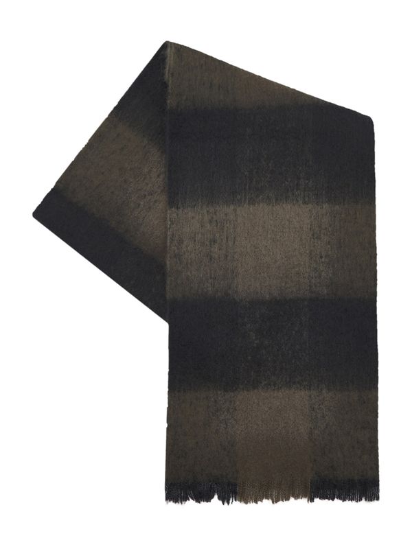 Pull&Bear Pull&Bear Шал  сиво / тъмнозелено