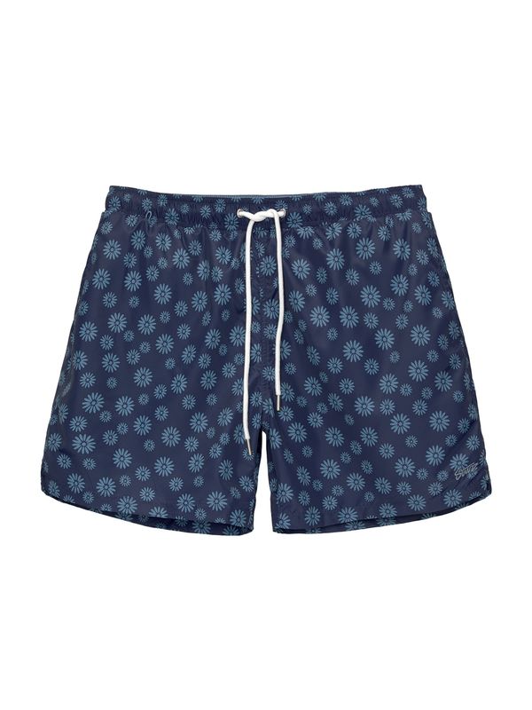 Pull&Bear Pull&Bear Шорти за плуване  нейви синьо / опал