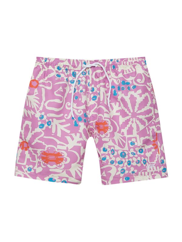 Pull&Bear Pull&Bear Шорти за плуване  синьо / розово / бяло