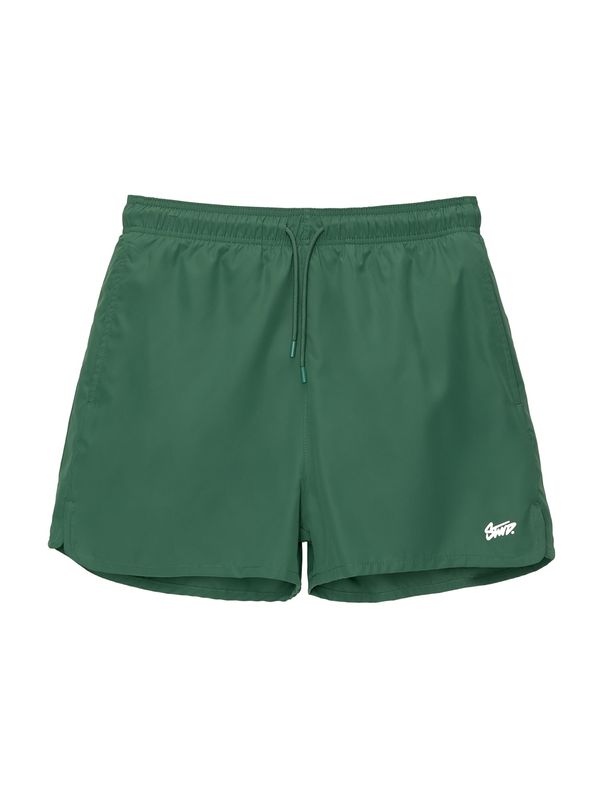 Pull&Bear Pull&Bear Шорти за плуване  светлосиво / зелено / бяло