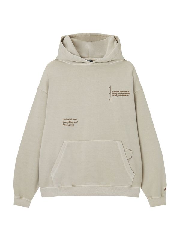 Pull&Bear Pull&Bear Суичър  бежово / кафяво