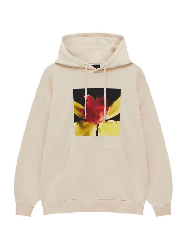 Pull&Bear Pull&Bear Суичър  бежово / жълто / червено / черно