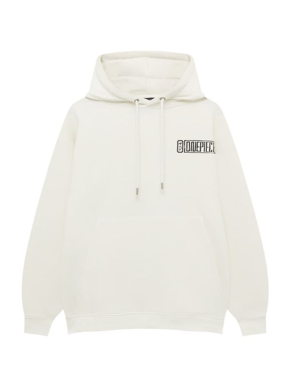 Pull&Bear Pull&Bear Суичър  черно / бяло