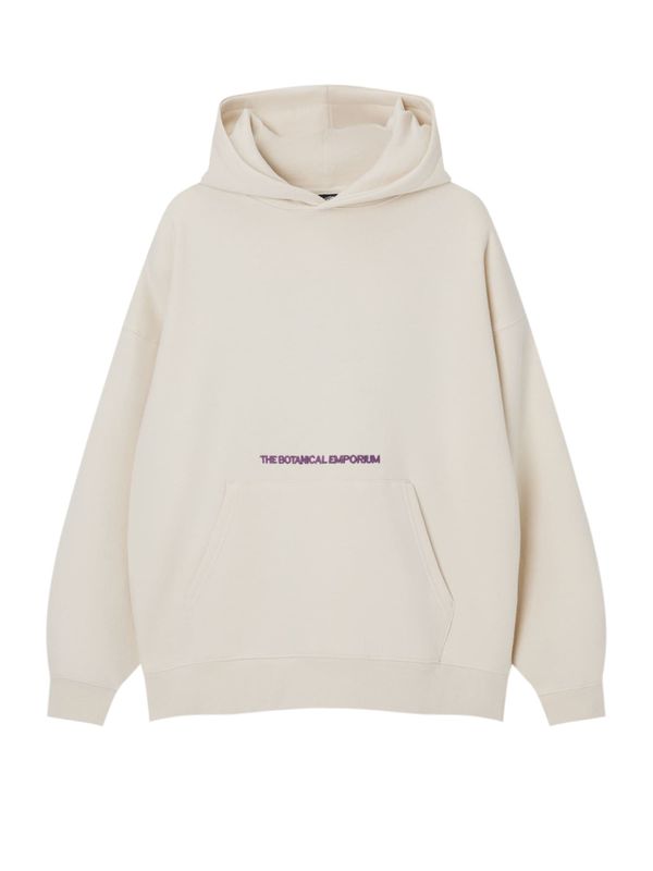 Pull&Bear Pull&Bear Суичър  цвят "пясък" / лилав / бяло