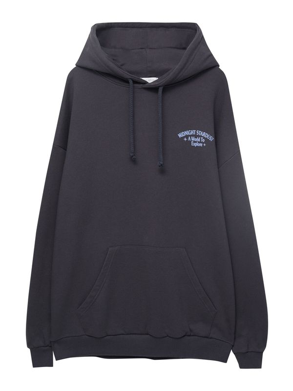 Pull&Bear Pull&Bear Суичър  морскосиньо / гълъбово синьо