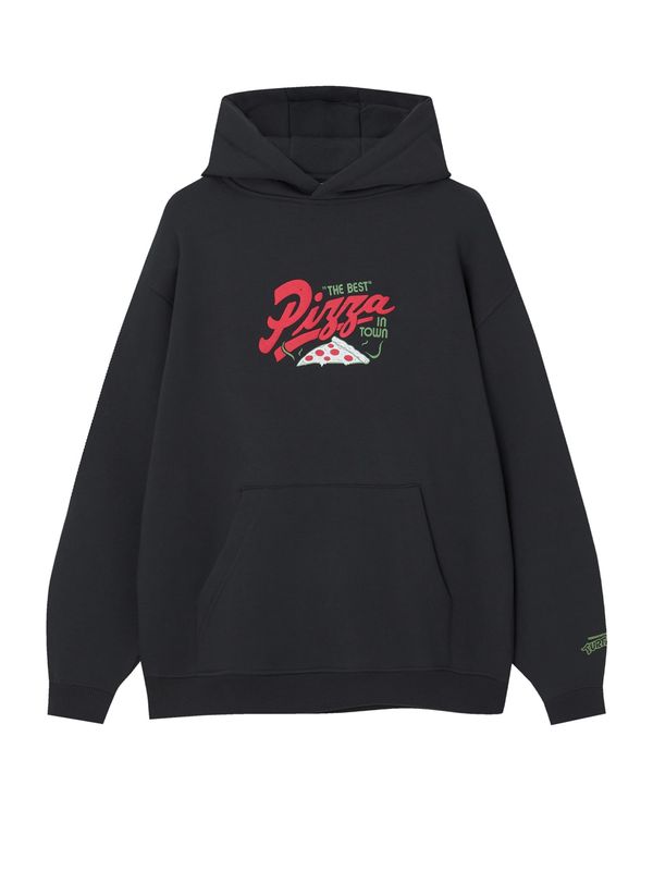 Pull&Bear Pull&Bear Суичър  нефритено зелено / алено / черно / бяло