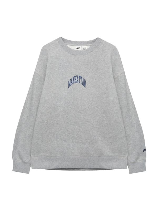 Pull&Bear Pull&Bear Суичър  нейви синьо / сив меланж