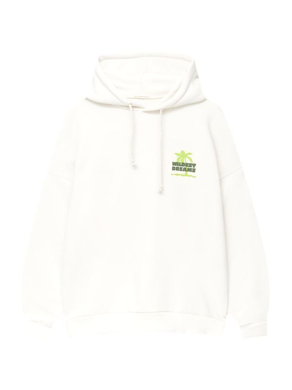 Pull&Bear Pull&Bear Суичър  пастелно жълто / ябълка / тъмнозелено