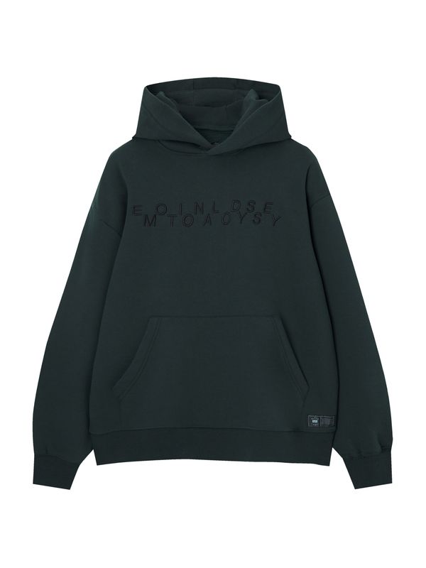 Pull&Bear Pull&Bear Суичър  петрол / черно