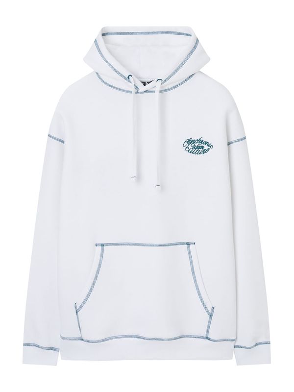 Pull&Bear Pull&Bear Суичър  синьо / бяло