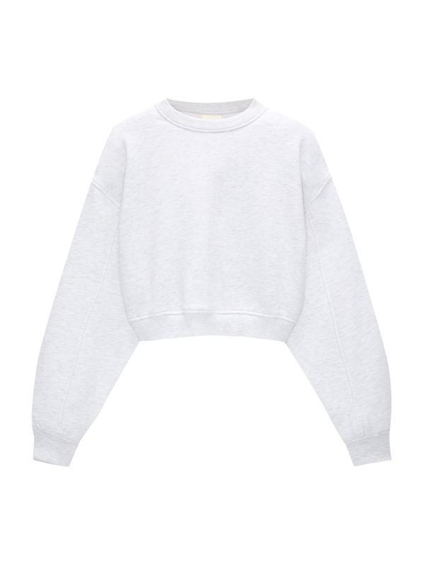 Pull&Bear Pull&Bear Суичър  сив меланж