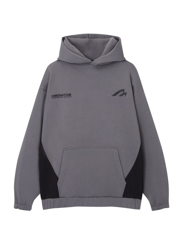 Pull&Bear Pull&Bear Суичър  сиво / черно