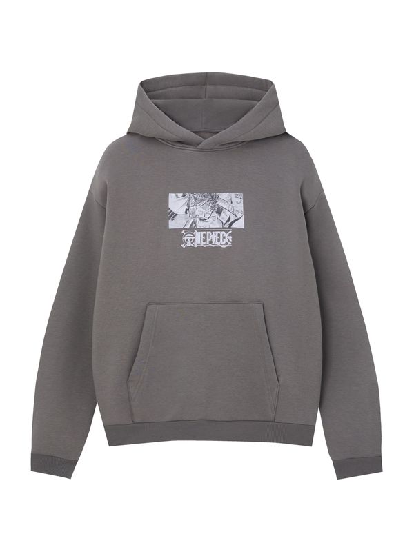 Pull&Bear Pull&Bear Суичър  светлосиво / тъмносиво / черно