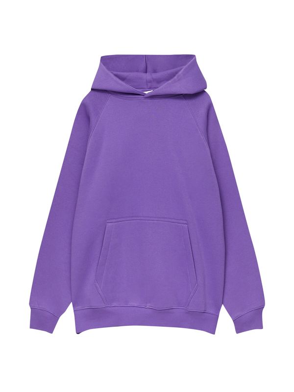 Pull&Bear Pull&Bear Суичър  тъмнолилаво