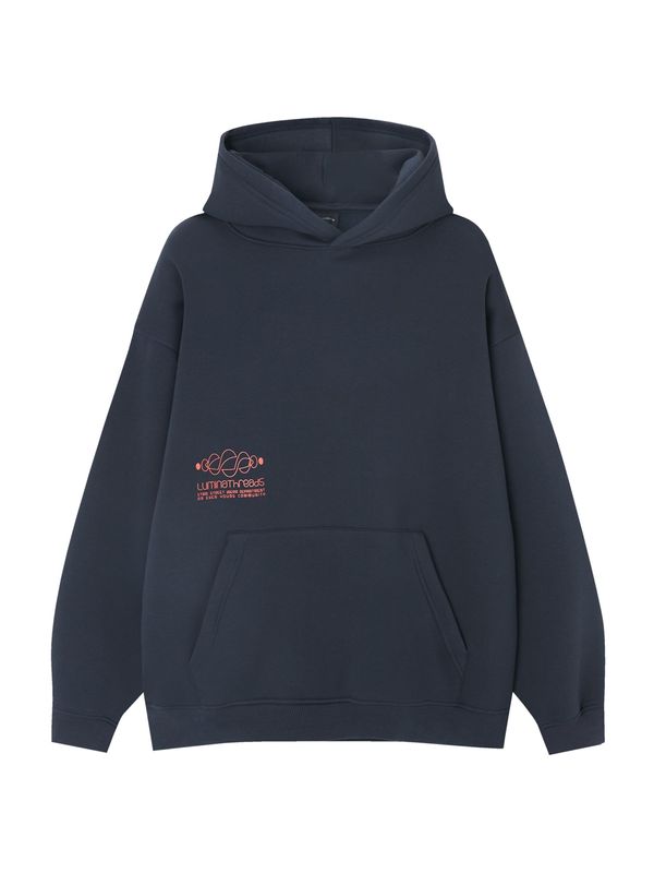 Pull&Bear Pull&Bear Суичър  тъмносиньо / сьомга