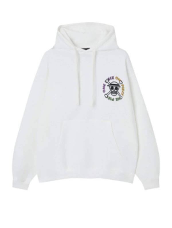 Pull&Bear Pull&Bear Суичър  зелено / боровинка / черно / бяло