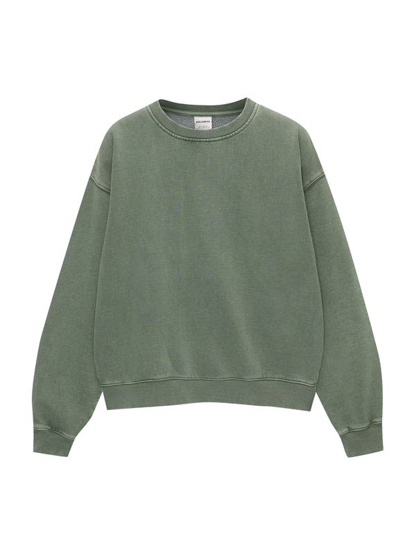 Pull&Bear Pull&Bear Суичър  зелено