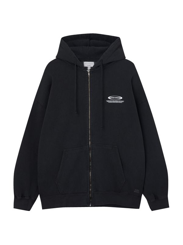 Pull&Bear Pull&Bear Суичъри с качулка  черно / бяло