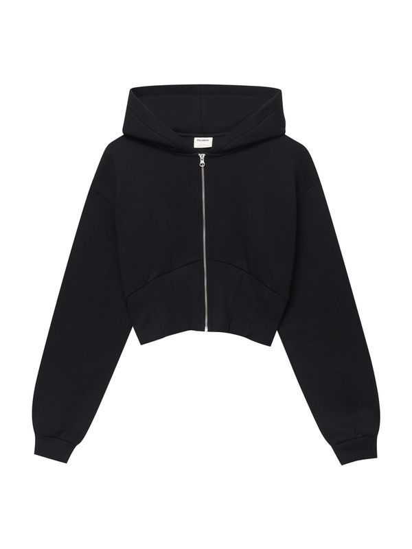 Pull&Bear Pull&Bear Суичъри с качулка  черно