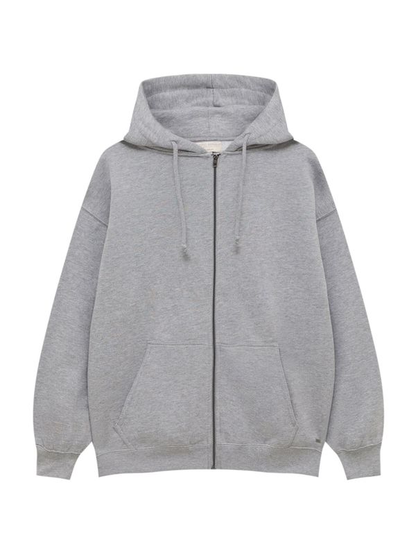 Pull&Bear Pull&Bear Суичъри с качулка  светлосиво