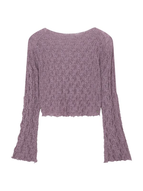 Pull&Bear Pull&Bear Тениска  бледоморав