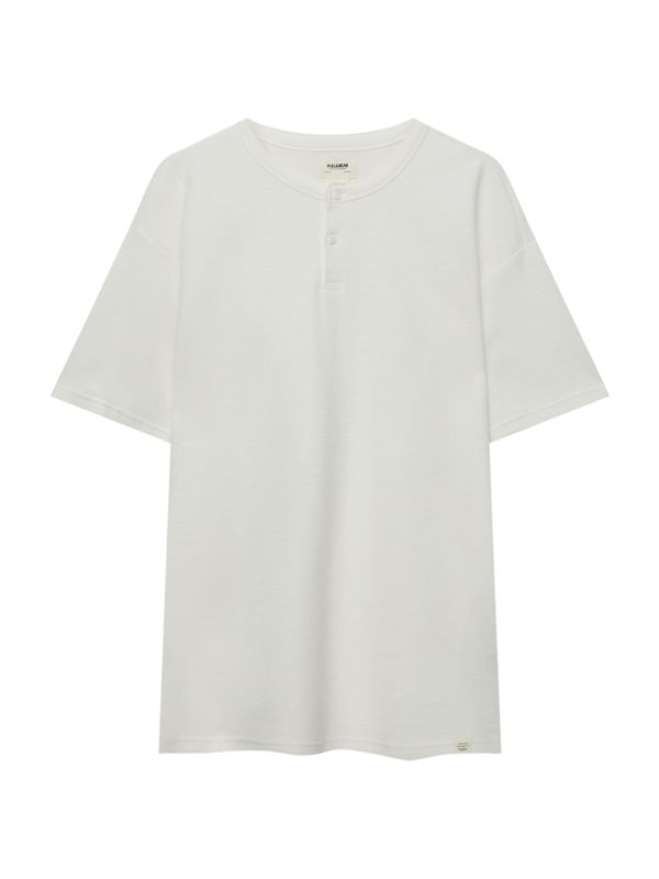 Pull&Bear Pull&Bear Тениска  бяло
