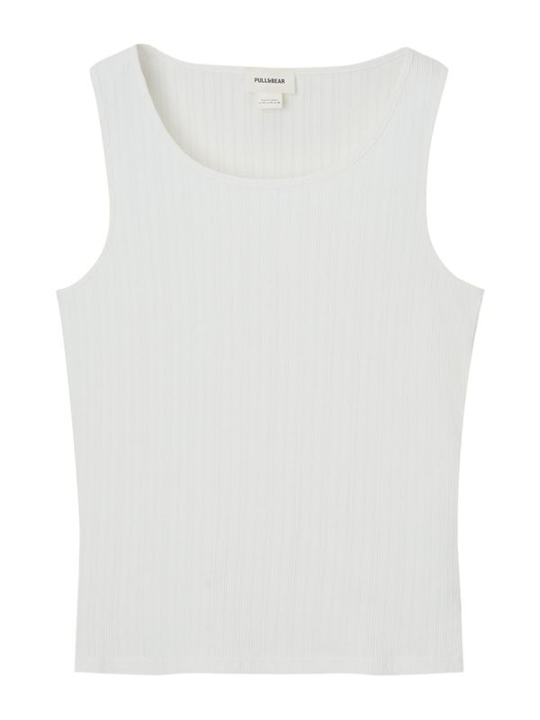 Pull&Bear Pull&Bear Тениска  бяло