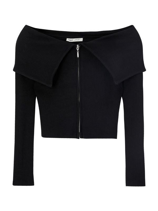 Pull&Bear Pull&Bear Тениска  черно