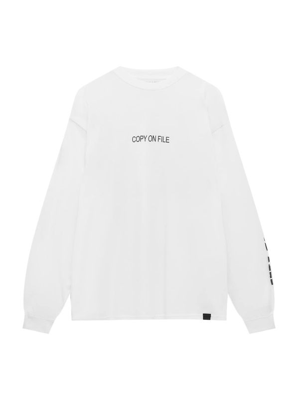 Pull&Bear Pull&Bear Тениска  черно / бяло