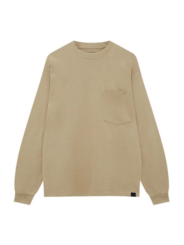 Pull&Bear Pull&Bear Тениска  цвят "пясък"