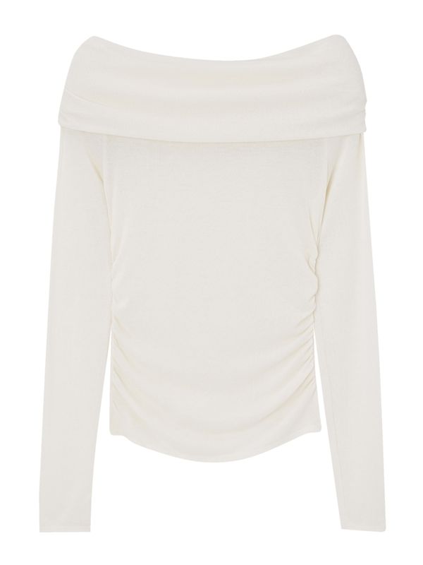 Pull&Bear Pull&Bear Тениска  екрю