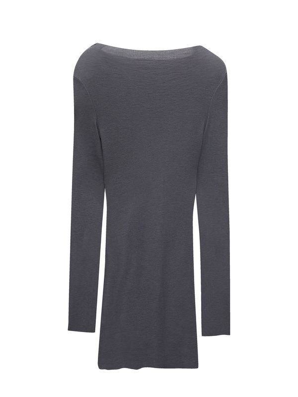 Pull&Bear Pull&Bear Тениска  гълъбово синьо