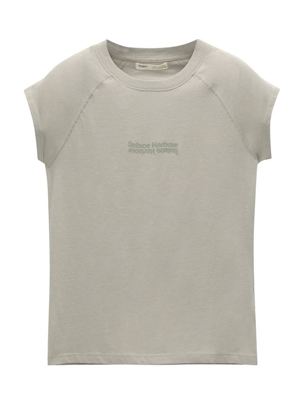 Pull&Bear Pull&Bear Тениска  каки