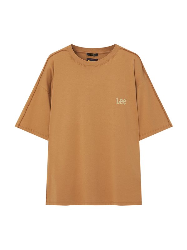 Pull&Bear Pull&Bear Тениска  карамел / мръсно бяло