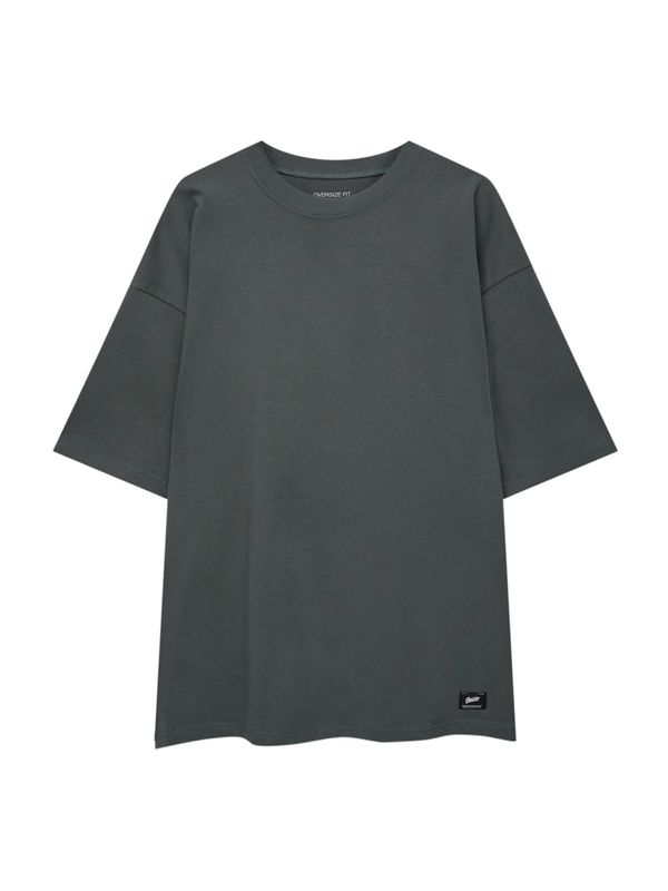 Pull&Bear Pull&Bear Тениска  маслина