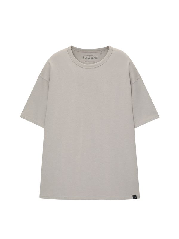 Pull&Bear Pull&Bear Тениска  мента / черно