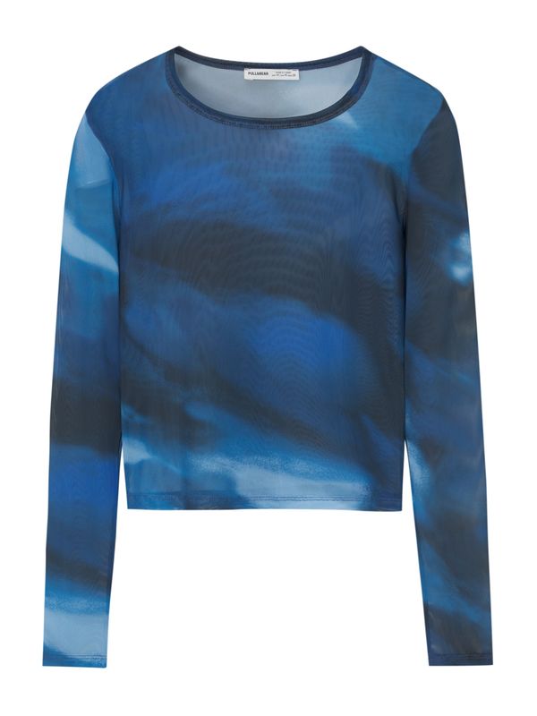 Pull&Bear Pull&Bear Тениска  морскосиньо / кралско синьо / светлосиньо / тъмносиньо