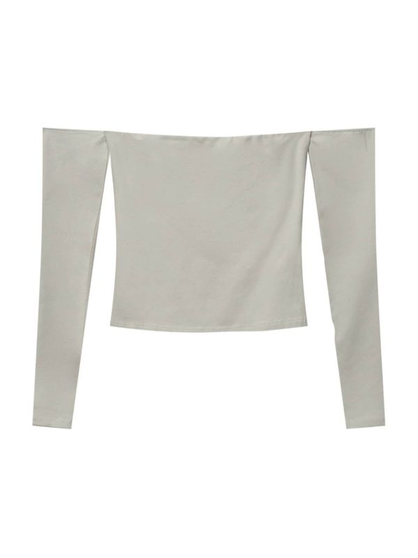 Pull&Bear Pull&Bear Тениска  пастелно зелено