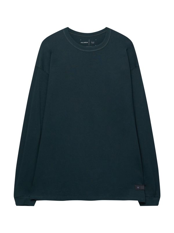 Pull&Bear Pull&Bear Тениска  петрол