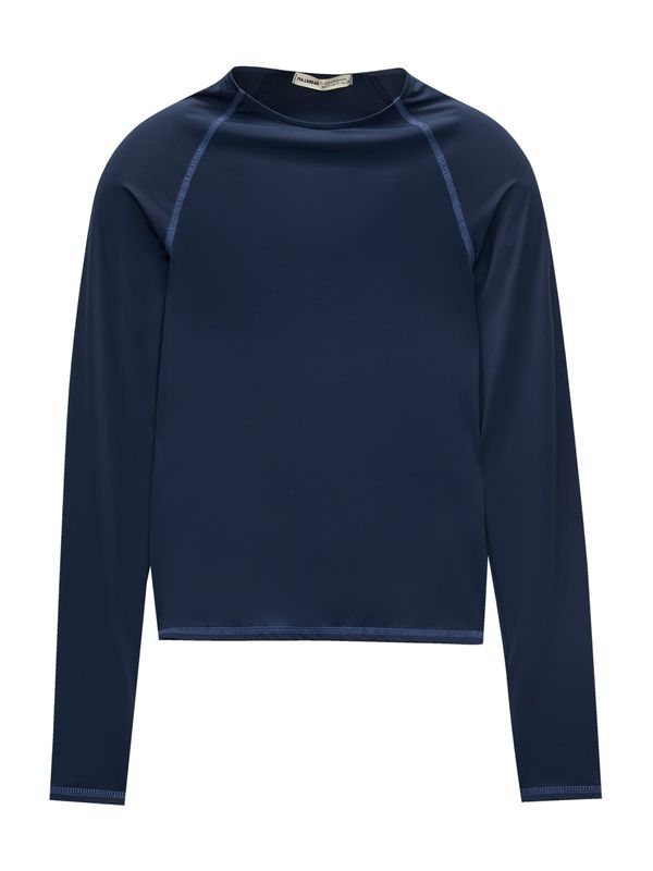 Pull&Bear Pull&Bear Тениска  сапфирено синьо / тъмносиньо