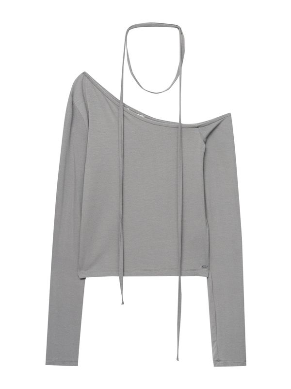 Pull&Bear Pull&Bear Тениска  сиво