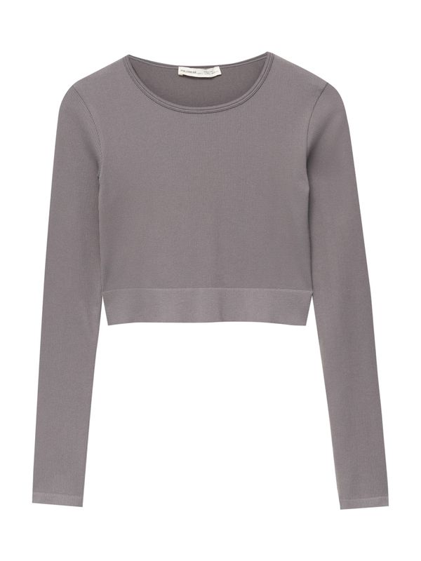 Pull&Bear Pull&Bear Тениска  сиво