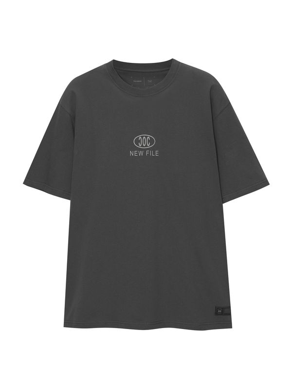 Pull&Bear Pull&Bear Тениска  сиво / светлосиво