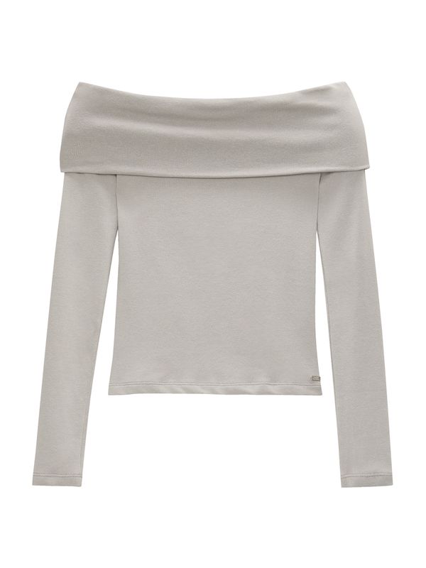 Pull&Bear Pull&Bear Тениска  светлосиво