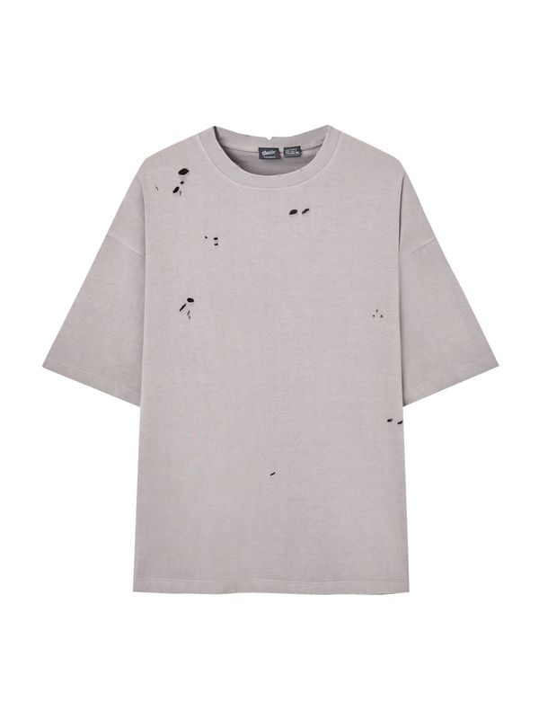 Pull&Bear Pull&Bear Тениска  светлосиво