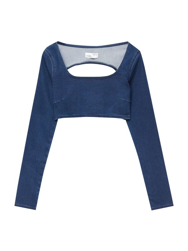 Pull&Bear Pull&Bear Тениска  тъмносиньо