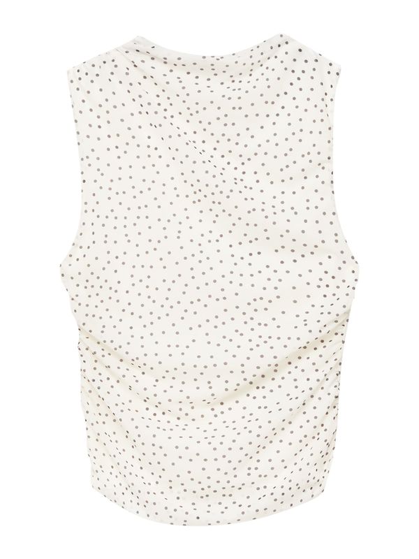 Pull&Bear Pull&Bear Топ  черно / естествено бяло