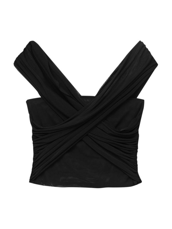 Pull&Bear Pull&Bear Топ  черно